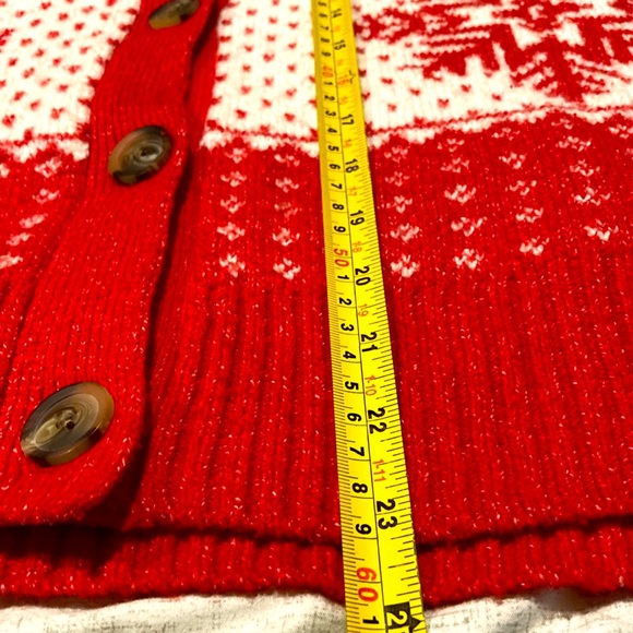 Old Navy Button Down Ugly Christmas Sweater Women’s XL - Picture 6 of 6